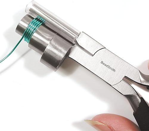 The Beadsmith Big Wrapper Pince – Outil d'emballage multi-étapes – Barils de 13, 16 et 20 mm – 17,8 cm de long, mâchoires en acier inoxydable de 3,2 cm, poignées rembourrées – Utilisation pour - Nail Gallerys