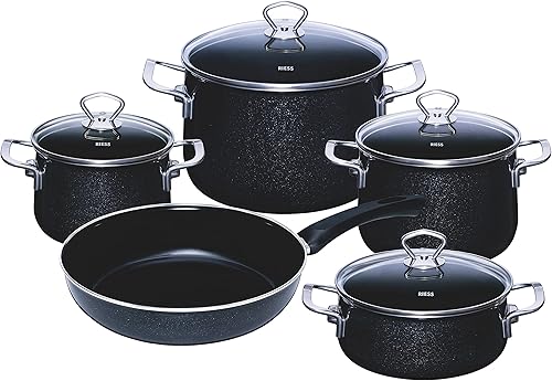 Riess grigio marmite avec couvercle en verre - 16 cm, 2 l - Nail Gallerys