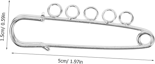 CORHAD 10pièces Épingles À Broche Métalliques pour DIY Épingles De Sécurité pour Accessoires De Couture Et Bijoux - Nail Gallerys