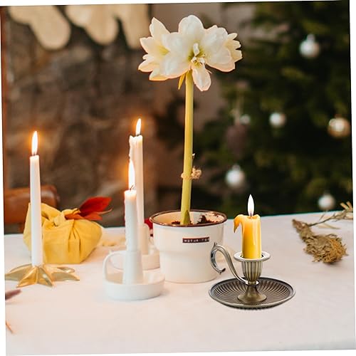 Bougeoir Vintage, bougeoir rétro, détenteurs de Chandeliers de Couleur en Laiton Ornement de réservoir de Chandelier Vintage de Couleur de Chandelier Vintage pour décoration intérieure, détenteurs de - Nail Gallerys