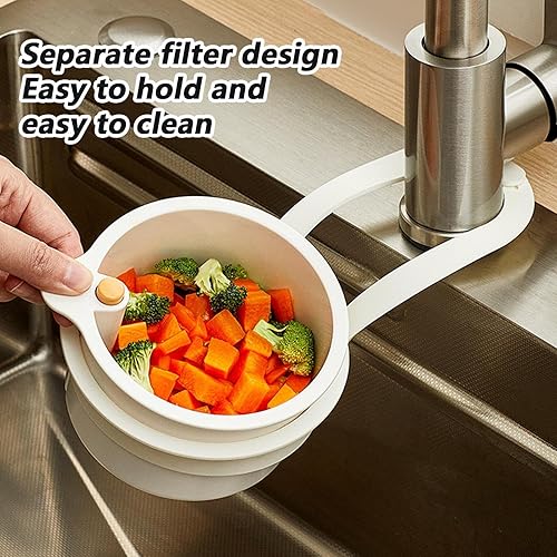 Panier de Drainage pour Évier de Cuisine - Passoire Égouttoir De Cuisine,Récupérateur de Déchets Alimentaires Lavage Légumes Fruits Bars Restaurants Buffets - Nail Gallerys