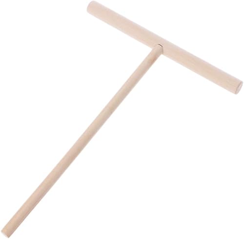 KOFUN Bâton à crêpes en bois, 1 pièce en forme de T en bois, rouleau à pâtisserie - Nail Gallerys