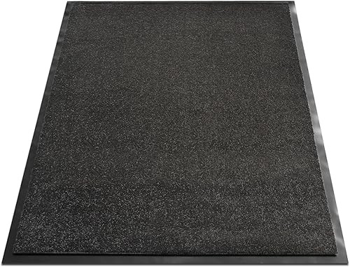 etm Tapis de Porte d'Entrée - Paillasson Antidérapant | Multitude de Couleur | Tapis Antidérapant Très Absorbant | pour l'Intérieur et l'Extérieur | Rouge - 90x120cm - Nail Gallerys