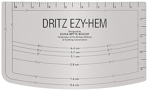 Dritz 12,7 x 22,9 cm Jauge d'Ourlet - Nail Gallerys