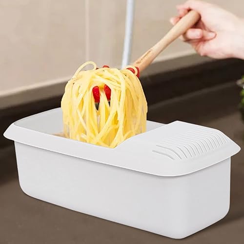 Cuiseur À Pâtes Micro-ondes Avec Passoire | Cuiseur À Pâtes Résistant À La Chaleur, Bateau À Vapeur, Cuiseur À Nouilles Spaghetti, Outils De Cuisine, Bol À Spaghetti Pour Dortoirs, Petites Cuisines - Nail Gallerys