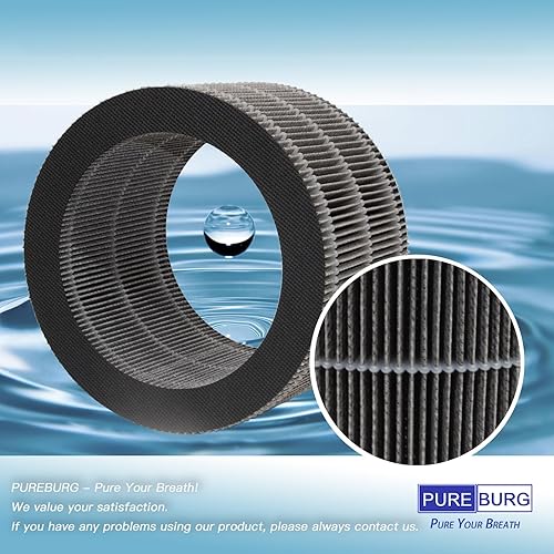 PUREBURG FY3401/00 Lot de 2 filtres d'humidificateur compatibles avec Philips AC3421/13, série 3400 Purification et humidification de l'air 2 en 1 - Nail Gallerys