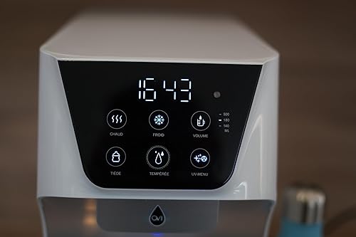Ovi I Bar à Eau avec Filtres pour Une Eau Saine et Pure - Distributeur d'eau Froide, Chaude et Tempérée en Instantané- idéal pour Le Bureau ou la Maison - Brancher au réseau d'eau - Nail Gallerys