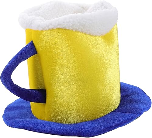 FOMIYES Chapeau Peluche Forme De Mug à Bière Pour Anniversaire Halloween Et Oktoberfest Accessoires De Photo Amusants Pour Costumées - Nail Gallerys