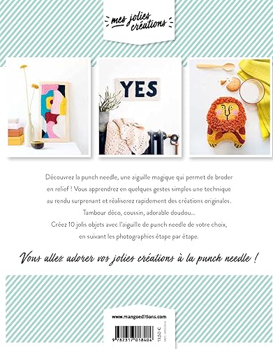 Punch needle: Créations de broderie en relief - Nail Gallerys