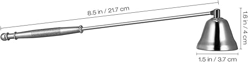 Lot de 2 Éteignoir à Bougie, Bougie Extincteur en Acier Inoxydable pour Éteindre la Flamme d'une Bougie en Toute Sécurité - Nail Gallerys
