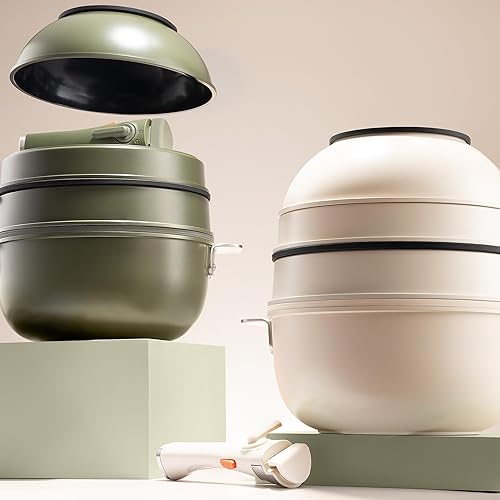 MasterPRO SHARE & PLAY | Ensemble de 10 ustensiles de cuisine empilables | Manche amovible | Peu encombrant | Fonte d'aluminium | Revêtement antiadhésif CERATECH - Nail Gallerys