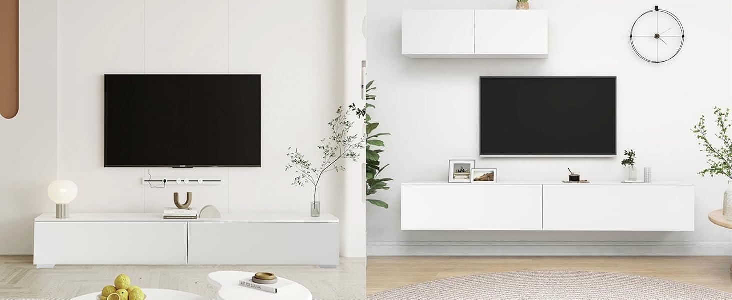 meuble tv blanc meuble tv bois