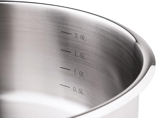 Arthur Martin, Batterie de Cuisine 20 pièces en Acier Inoxydable - Poêles 20-26 cm, Casseroles 14-20 cm, Sauteuse 24 cm, Couvercles en Verre et Silicone, Ustensiles en Nylon, Tous Feux Induction - Nail Gallerys