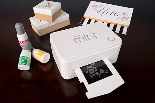 Silhouette Mint Imprimante vectorielle Monochrome Direct Thermal Blanc, 13 x 6 x 8.5 cm - Nail Gallerys