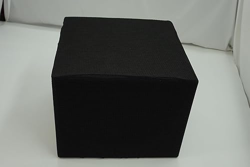 ZeugLung Housse de tabouret carrée - Housse de protection pour tabouret - Housse de pouf - 40 x 40 cm, 45 x 45 cm - Nail Gallerys