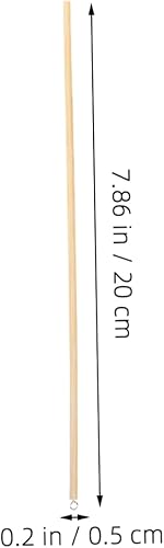 Lot de 10 bâtons de manipulation ergonomiques en bois pour marionnettes d'ombre, support stable pour un contrôle facile et un précis pour les créatifs - Nail Gallerys