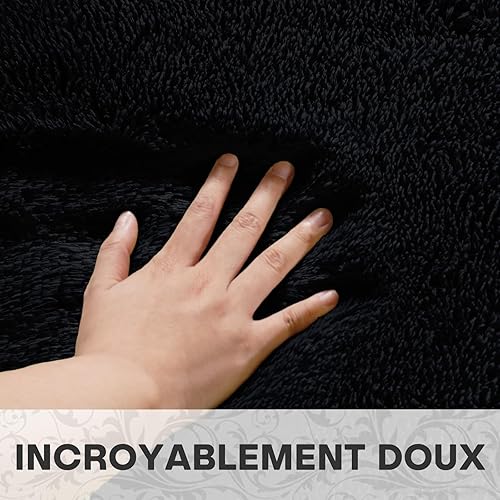 XSIVOD Tapis Salon 140x200 Shaggy Tapis Chambre Adulte Doux Moelleux Moderne Grand Tapis de Salon Tapis à Poils Longs Tapis Antidérapant Décoration Intérieure Tapis pour Salon Chambre - Nail Gallerys