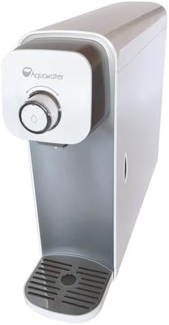AQUAWATER, 106600, Fontaine à eau filtrante avec nano filtration 0001 micron, élimine 98% des impuretés, design compact pour petits espaces, kit de recharge inclus, eau purifiée à volonté - Nail Gallerys