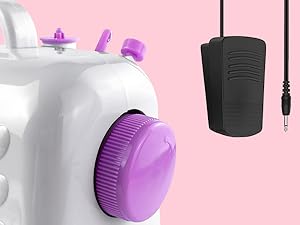 Machine à Coudre Électrique Mini Portable Violet Améliorée