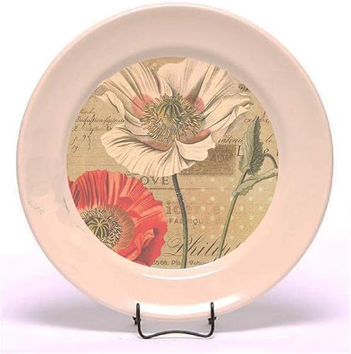 CrafTreat Papier de découpage rose pour travaux manuels et meubles – Coquelicots et roses – Taille : A4 (8,3 x 11,7 pouces) 8 pièces – Papier de découpage floral pour meubles - Nail Gallerys