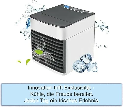 Polar Air Cooler - Refroidisseur d'air mobile de qualité supérieure - Avec 3 niveaux et 7 lumières d'ambiance - Mini refroidisseur d'air - Désodorisant de qualité supérieure - Nail Gallerys