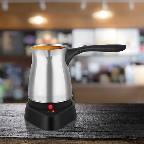 Colcolo Cafetière électrique turque de 500 ml, cafetière électrique, théière, bouilloire à thé avec poignée pour la maison, le restaurant, le bureau - Nail Gallerys