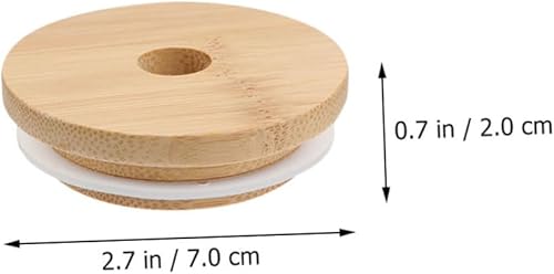 IMIKEYA Lot de 4 Couvercles de Bocaux pour Bocaux Couvercles de Bocaux pour Bouteilles en Verre Et Robustes - Nail Gallerys