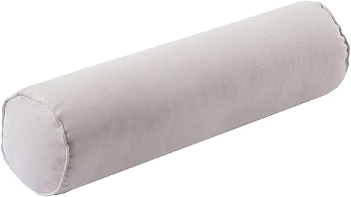 Colcolo Oreiller de traversin de cou rouleau doux creux coton confortable oreillers cylindriques confort oreiller de cou rond pour chaise lit colonne, Bleu - Nail Gallerys