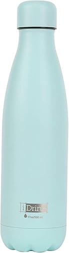 I-Drink Bottles Gourde en acier Vert 500 ml - Nail Gallerys