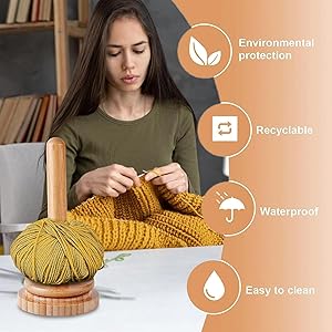 dérouleur pelote laine