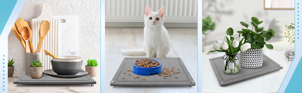 tapis de séchage en pierre cuisine