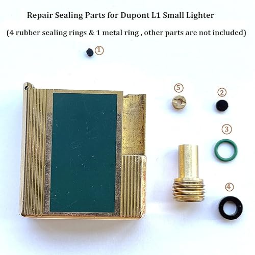 GAOHOU Joints toriques de réparation de briquets en caoutchouc et kits de réparation de vis en métal compatibles avec les grands briquets S.T. Dupont Ligne 1 - Nail Gallerys