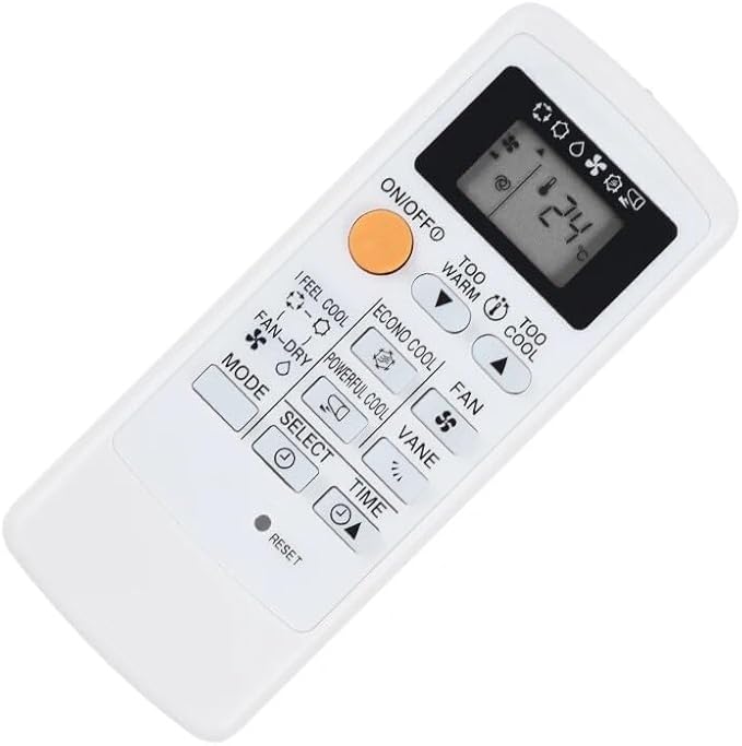 GOUYESHO New MP07A MP04B Télécommande de rechange pour climatiseur Mitsubishi AC A/C Air Conditioner MP04B MP04A MP2B MSZ-HC22VA - Nail Gallerys