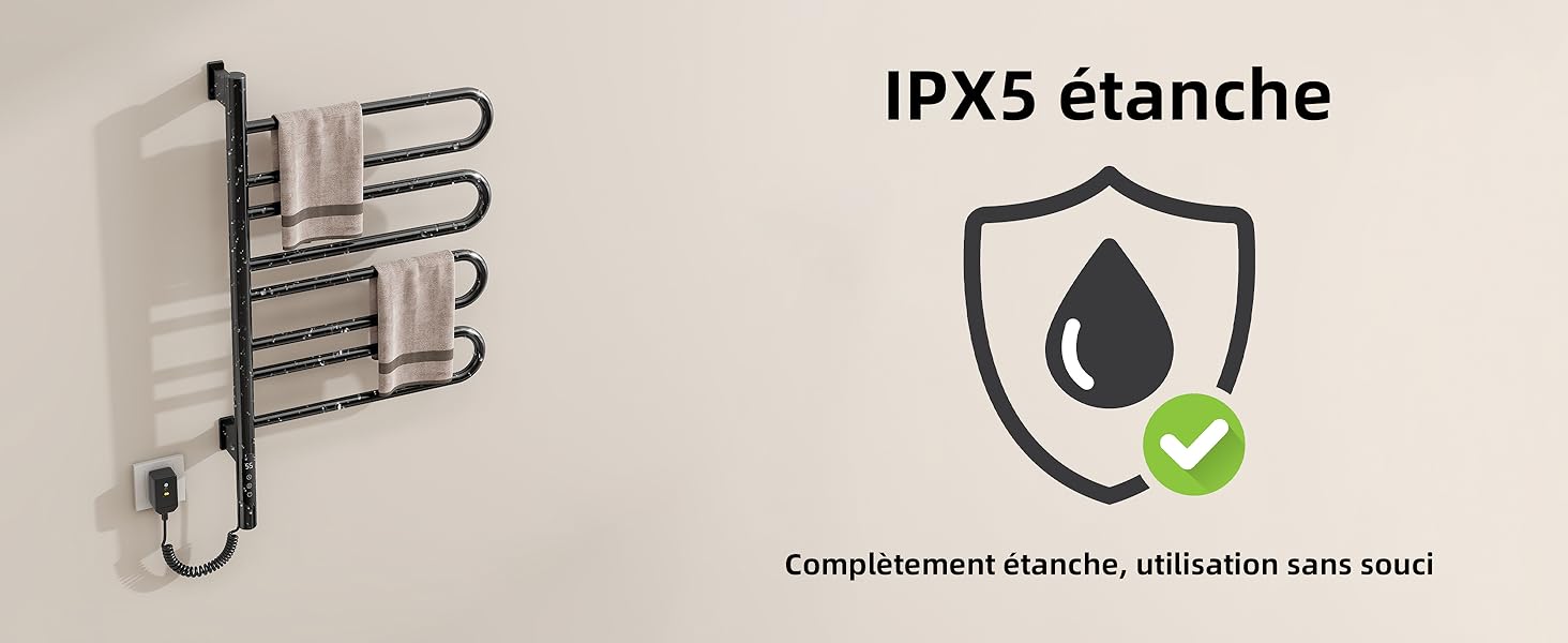 porte-serviettes électrique