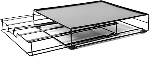 COOK CONCEPT, KA5958, Porte Capsules en Métal Tiroir Compatible Nespresso, Design Élégant et Pratique, Optimise l'espace de Cuisine, Facile à Nettoyer, 75 x 21 x 31 cm, Noir - Nail Gallerys