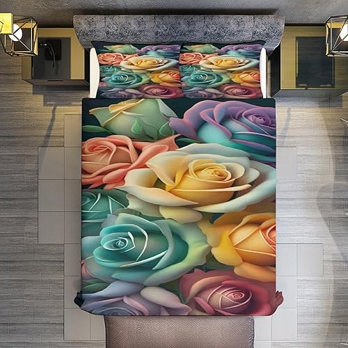 LLXXHH Poker Ensemble De Literie Housse De Couette, Ultra Doux Microfibre 2 Pièces avec Taie d'oreiller, pour Enfants Adultes Single(135x200cm) - Nail Gallerys