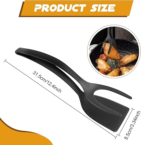 HOTUT Spatule en Acier Inoxydable 2 en 1, Spatule à œufs à Crêpes Multifonction, Spatule de Cuisine en Acier Inoxydable, Polyvalente Ustensiles de Cuisine pour Pain Omelette Crêpes Toasts - Nail Gallerys