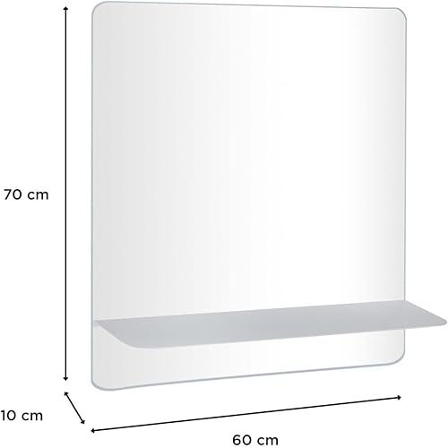 Miroir Salle de Bain L60 x H70 cm Sorrento - Nail Gallerys