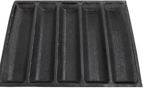 Panneau de baguette perforé antiadhésif Pain français Pan Wave Loaf Bakeware Moule - Nail Gallerys