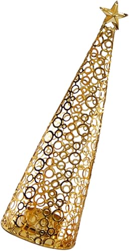 ABOOFAN Chandelier De Noël Décorations De Bureau De Noël Chandelier Rustique Photophore De Noël Bougeoir en Métal Bougies De Table Rétro Décor Métal Bougie Stand Cadeau De Noël Bien - Nail Gallerys