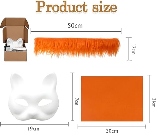 6 Pièces Masque Chat, Masques De Chat En Papier, Masque Therian, Therian Mask, Ensemble De Masque De Chat DIY, Therian Kit De Masque, Masques Thérien Chat Kit - Nail Gallerys