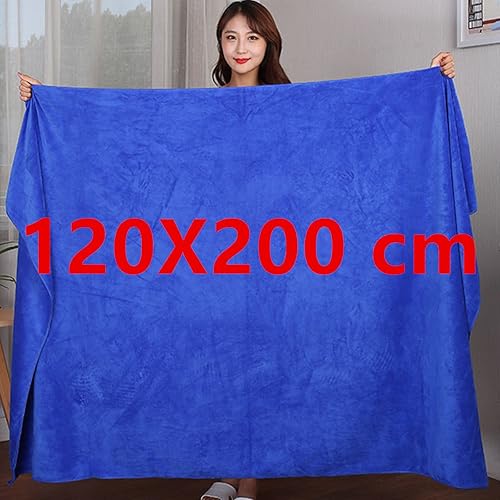 GBCJ Serviette Microfibre 120X200 Cm, Serviette De Bain Extra Large, Doux, Absorbant Et Séchage Rapide, Noir 120X200 Cm - Nail Gallerys