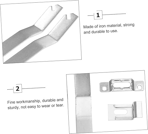 NUOBESTY 2 Ensembles Ensemble De Crochets Antivol Pendaison Kit De Suspension De Tableaux Crochets De Cadre Image De Crochets Suspendus Crochets Pour Accrocher Des Photos Le Fer - Nail Gallerys