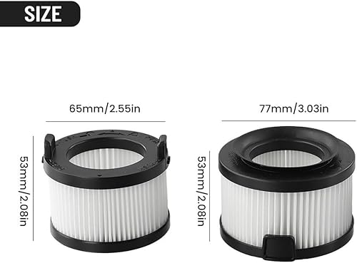 Kit de filtres pour aspirateur sans fil Redkey F10 - Kit de remplacement pour aspiration de 23 000 Pa - Nettoyage efficace - Nail Gallerys