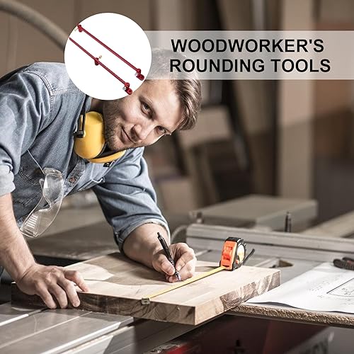 Règle de dessin de cercles de précision réglable facile à utiliser pour le travail du bois et la rédaction - Nail Gallerys