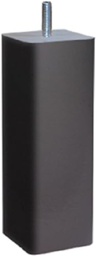 MARGOT 3700527844459 Douceur Scandinave Carré Lot de 4 Pieds de lit Bois Acajou Hauteur 17 cm - Nail Gallerys