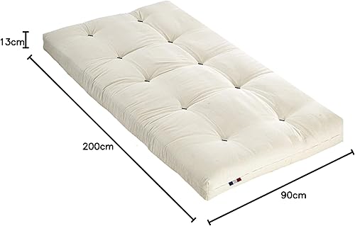 TERRE DE NUIT Matelas futon écru en Coton 90x200 - Nail Gallerys