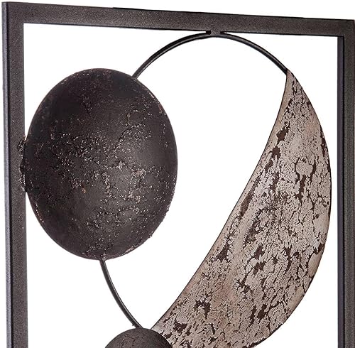 Atmosphera - Déco Murale Ethnic - métal - Noir 25x61 cm - Nail Gallerys