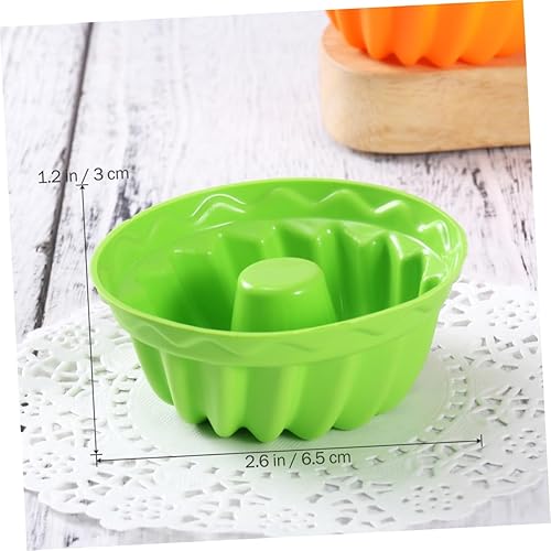 Ounona Lot de 12 mini moules à kouglof en silicone réutilisables (couleurs aléatoires) - Nail Gallerys