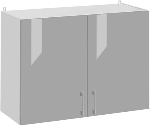 Cuisineandcie - Meuble haut de cuisine Eco Blanc Brillant 2 portes L 60 cm - Nail Gallerys